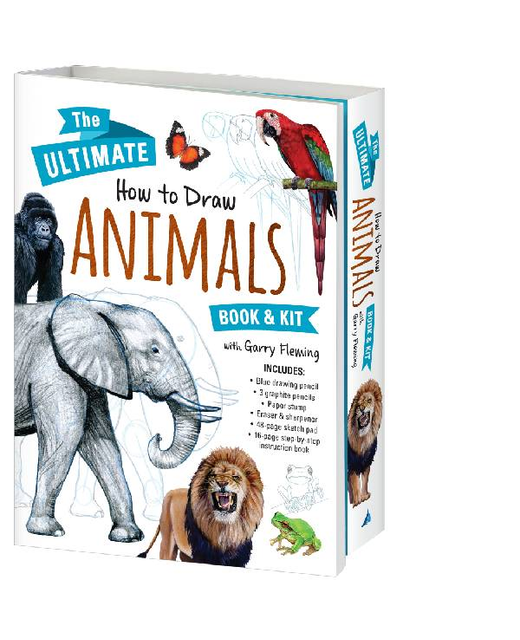 HOW TO DRAW ANIMALS BOOK & KIT