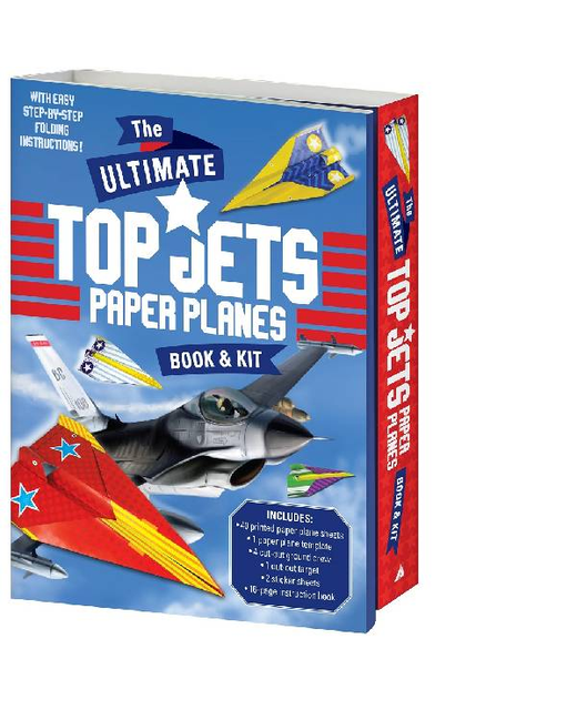 TOP JETS PAPER PLANES BOOK & KIT 