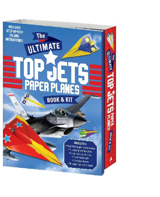 TOP JETS PAPER PLANES BOOK & KIT 