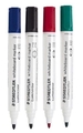 WHITEBOARD MARKER STAEDTLER BULLET 4 ASSORTED PACK