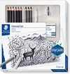 CHARCOAL MIXED SET STAEDTLER 12 PC