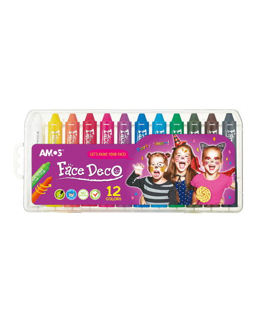 FACE DECO AMOS 12 COLOUR SET 