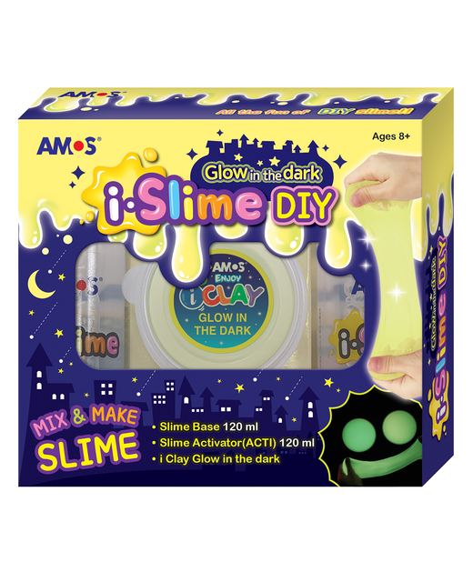 I SLIME DIY AMOS GLOW IN THE DARK