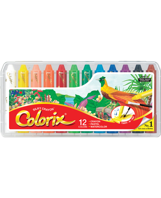 SILKY CRAYON COLORIX CLASSIC AMOS 12PK