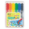 CRAYONS AMOS MULTI GLASSFUN COLORIX 6 PACK