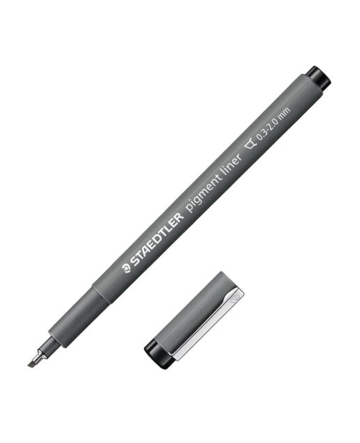 PEN STAEDTLER PIGMENT LINER 2MM CHI BLK