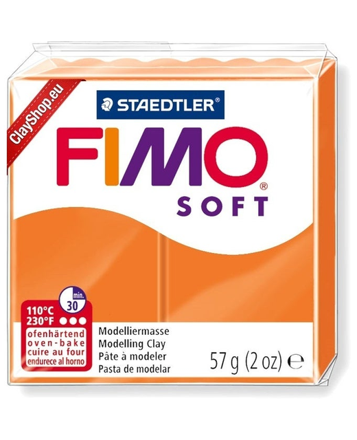 MODELLING CLAY FIMO 56G SML TANGERINE