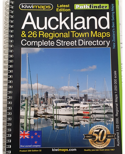 MAP A4 AUCKLAND PATHFINDER BOOK