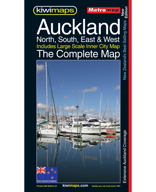 PATHFINDER AUCKLAND CITY & DISTRICT FOLDUP MAP