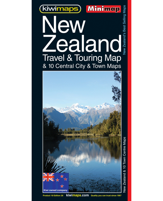 MAP MINIMPA NZ TOURING & 10 TOWNS FOLDUP