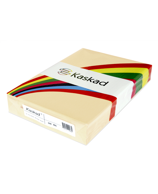 Kaskad Paper, 80gsm, A4, Packet of 500 - Curlew Cream