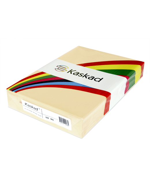 Kaskad Paper, 80gsm, A4, Packet of 500 - Curlew Cream