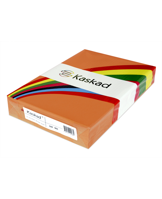Kaskad Paper, 80gsm, A4, Packet of 500 - Fantail Orange