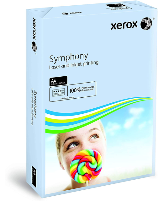 PAPER A4 80GSM XEROX SYMPHONY BLUE