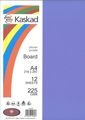 KASKAD A4 BOARD PURPLE 12 SHEETS 225 GSM 