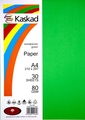 Kaskad A4 80gsm Ppr 30pk Woodpecker Green