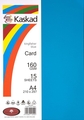 KASKAD A4 CARD BLUE 15 SHEETS 160 GSM 