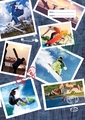 BOOK COVER SCRAPBOOK SPENCIL SPORTS COLLAGE 3PK