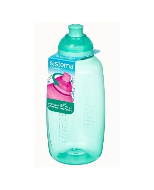 Sistema Water Bottle Twist n Sip Itsy Squeeze 380mL