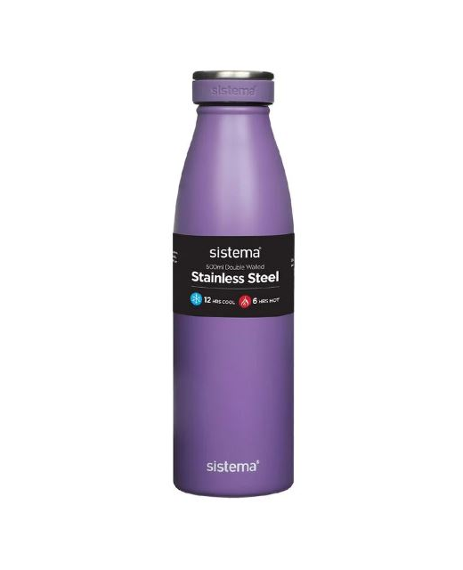 Sistema Water Bottle Stainless Steel 500mL