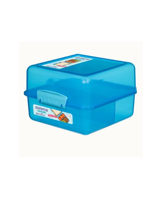 Sistema Lunchbox Coloured Cube 1.4L