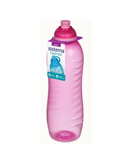 Sistema Water Bottle Twist n Sip Squeeze 620mL