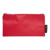 PENCIL CASE FLAT RED 21X11CM SUPPLY CO
