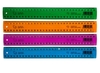 RULER TAURUS FLUORU 30CM GREEN PINK ORANGE BLUE