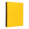 ICON REFILLABLE DISPLAY BOOK 20 POCKET YELLOW