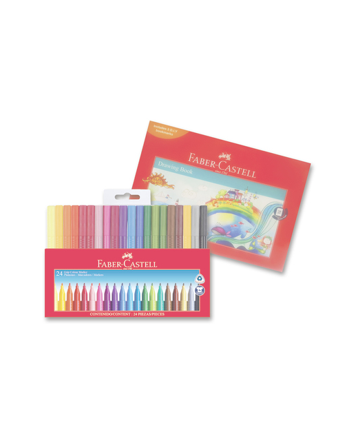 FABER CASTELL GRIP COLOUR MAKERS 24 PACK