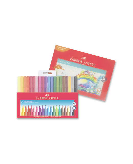 FABER CASTELL GRIP COLOUR MAKERS 24 PACK