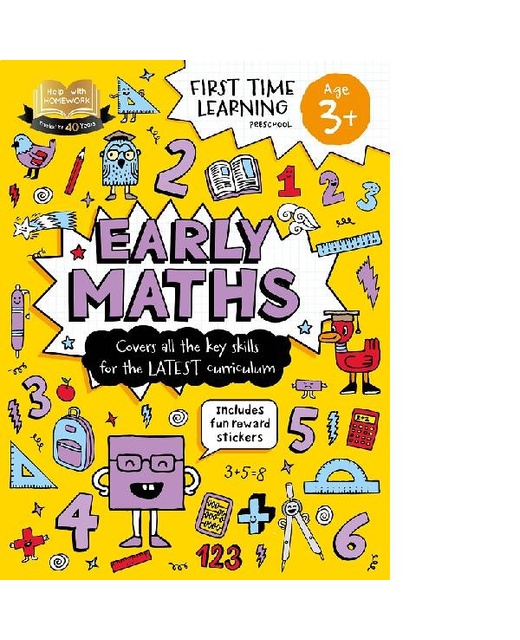 FIRST TIME LEARNING EARLY MATHS 3 PLUS