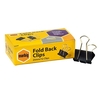 FOLD BACK CLIPS MARBIG 25MM 12 PACK