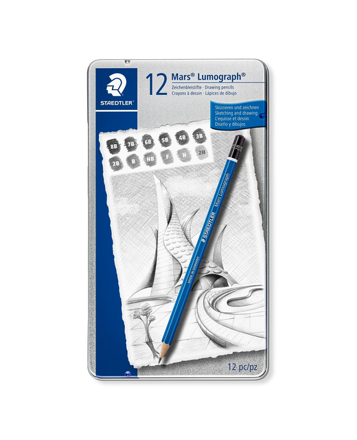 STAEDTLER PENCIL MARS LUMOGRAPH 12PCS