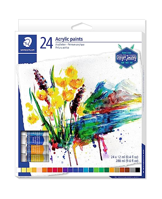 STAEDTLER ACRYLIC PAINT TUBES 24 PC