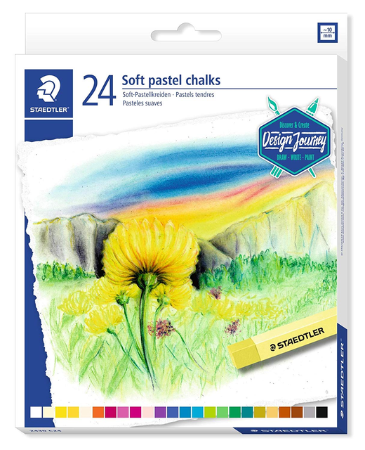 STAEDTLER SOFT PASTEL CHALKS 24PC