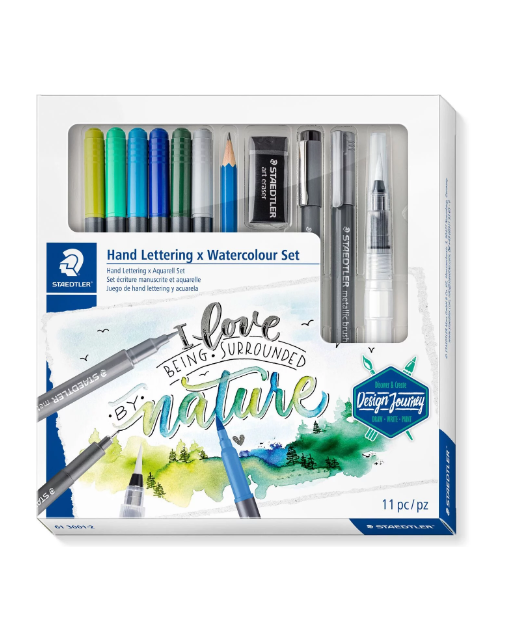 STAEDTLER HAND LETTERING X WATERCOLOUR SET