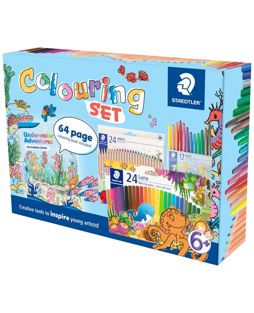 Colouring Box Set Staedtler - Underwater Adventures