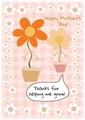 FOR ARTS SAKE CARD HELP ME GROW - MOTHERS DAY