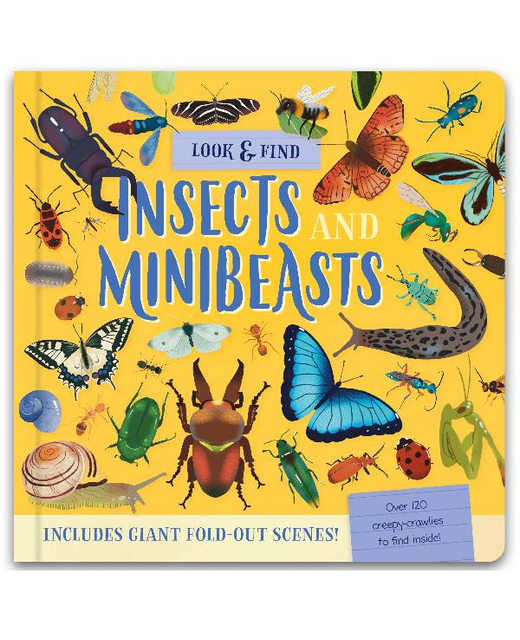 LOOK&FIND INSECTS AND MINIBEASTS
