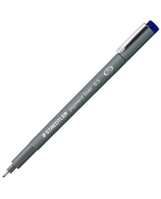 FINELINER STAEDTLER PIGMENT LINER 0.5MM BLUE