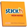 STICKN NOTES 76X76 100SHT NEON ORANGE