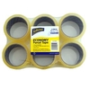 TAPE PACKAGING CLEAR ECONOMY SELLOTAPE 48MMX50M (6 PACK)