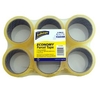 TAPE PACKAGING CLEAR ECONOMY SELLOTAPE 6 PACK 48MMX50M