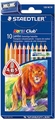 STAEDTLER NORIS CLUB 10 SUPER JUMBO COLOUR PENCILS