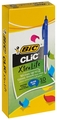 BIC CLIC MEDIUM PEN BLUE BOX OF 10