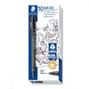 PEN STAEDTLER BALLPOINT 423 BLACK PACK OF 10