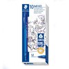 PEN STAEDTLER BALLPOINT 423 BLUE PACK OF 10