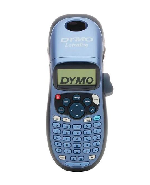 Dymo LetraTag LT100H Handheld Label Maker Blue