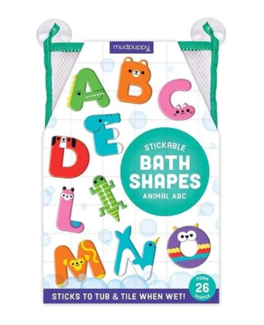 STICKABLE BATH SHAPES ANIMAL ABC